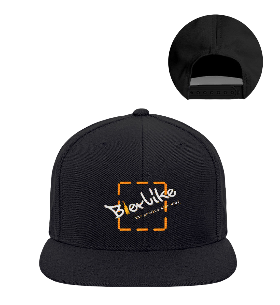 Baseball Snapback Cap - Kappe mit Stick | Bierlike Brand